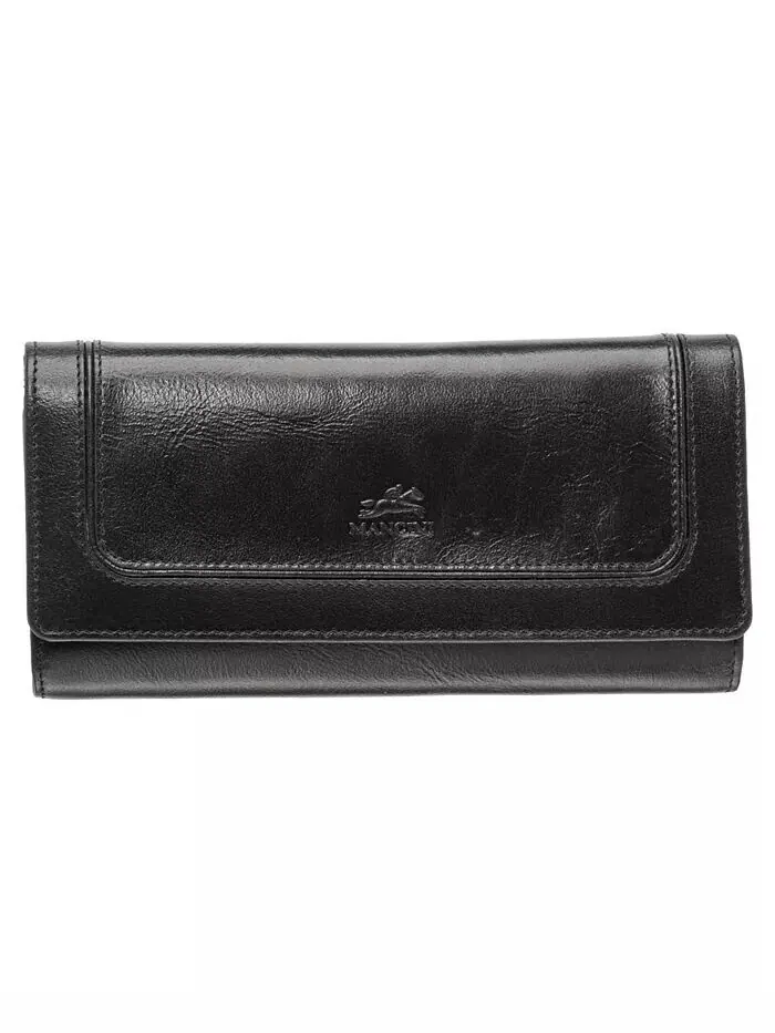 Безопасный трехслойный кошелек South Beach RFID Mancini — изображение 1 из 5, черный