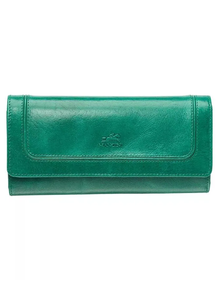 Безопасный трехслойный кошелек South Beach RFID Mancini — изображение 1 из 5, зеленый