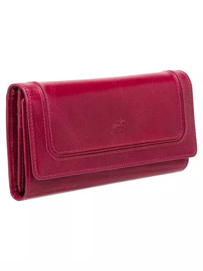 Безопасный трехслойный кошелек South Beach RFID Mancini — изображение 2 из 5, розовый