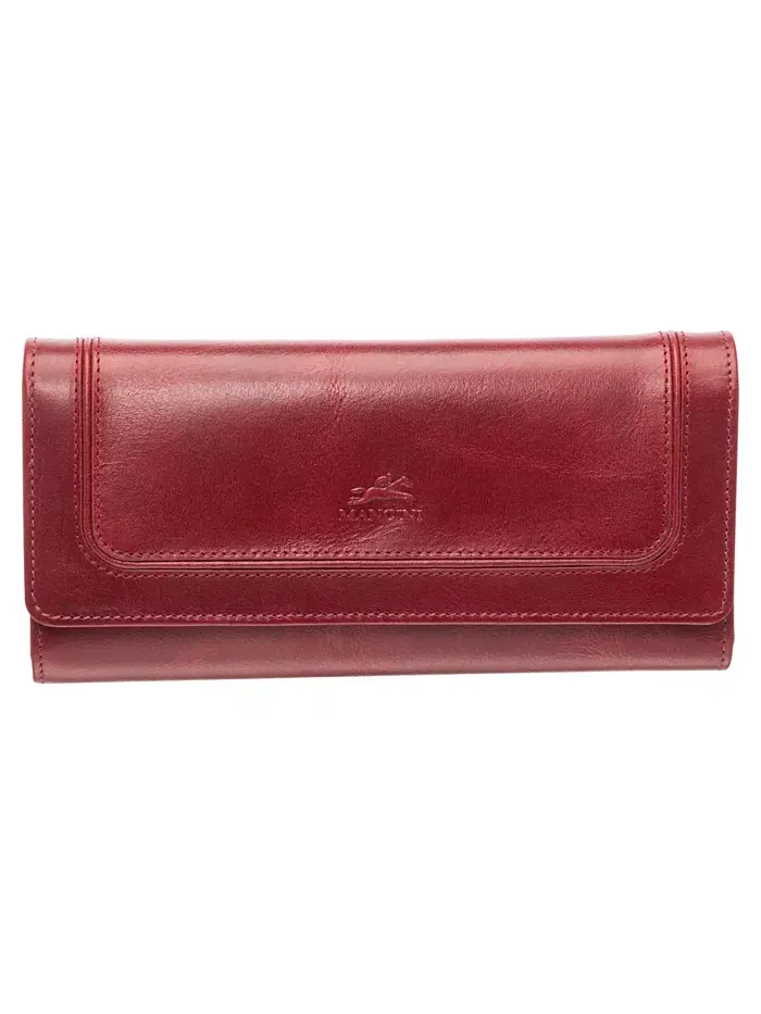 Кошелек South Beach RFID Secure Trifold Mancini — изображение 1 из 5, красный