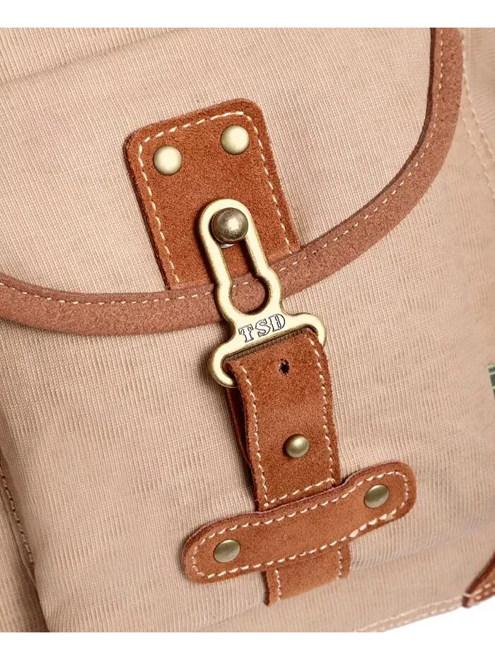 Сумка через плечо Dolphin Canvas TSD BRAND — изображение 7 из 18, бежевый