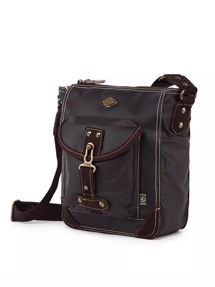 Сумка через плечо Dolphin Canvas TSD BRAND — изображение 2 из 23, коричневый