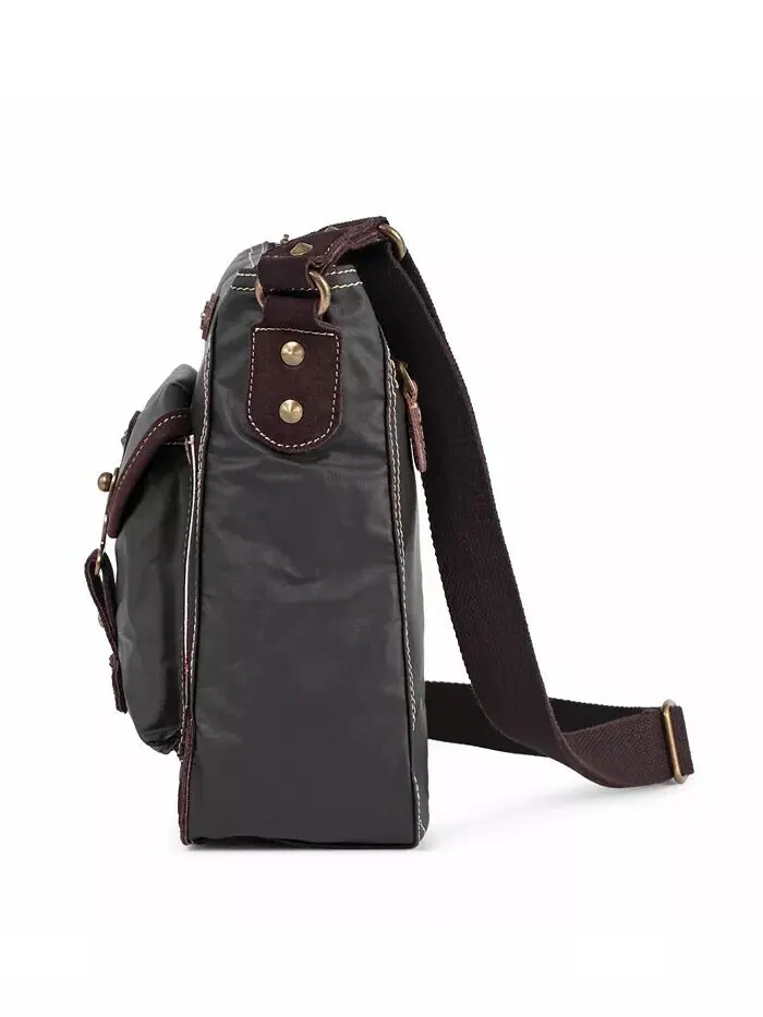 Сумка через плечо Dolphin Canvas TSD BRAND — изображение 3 из 23, коричневый