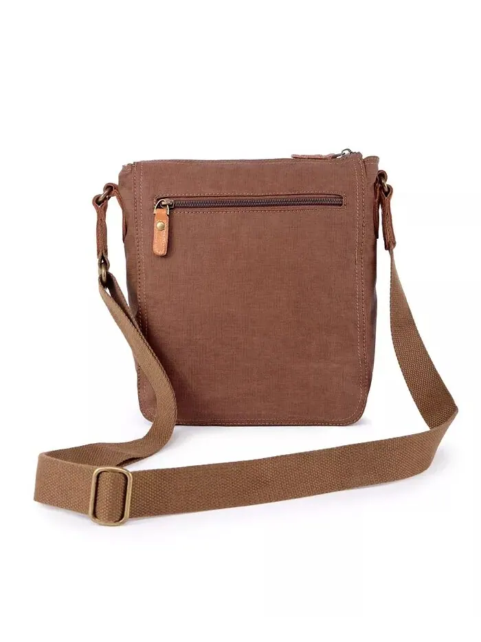 Сумка через плечо Dolphin Canvas TSD BRAND — изображение 12 из 18, серый