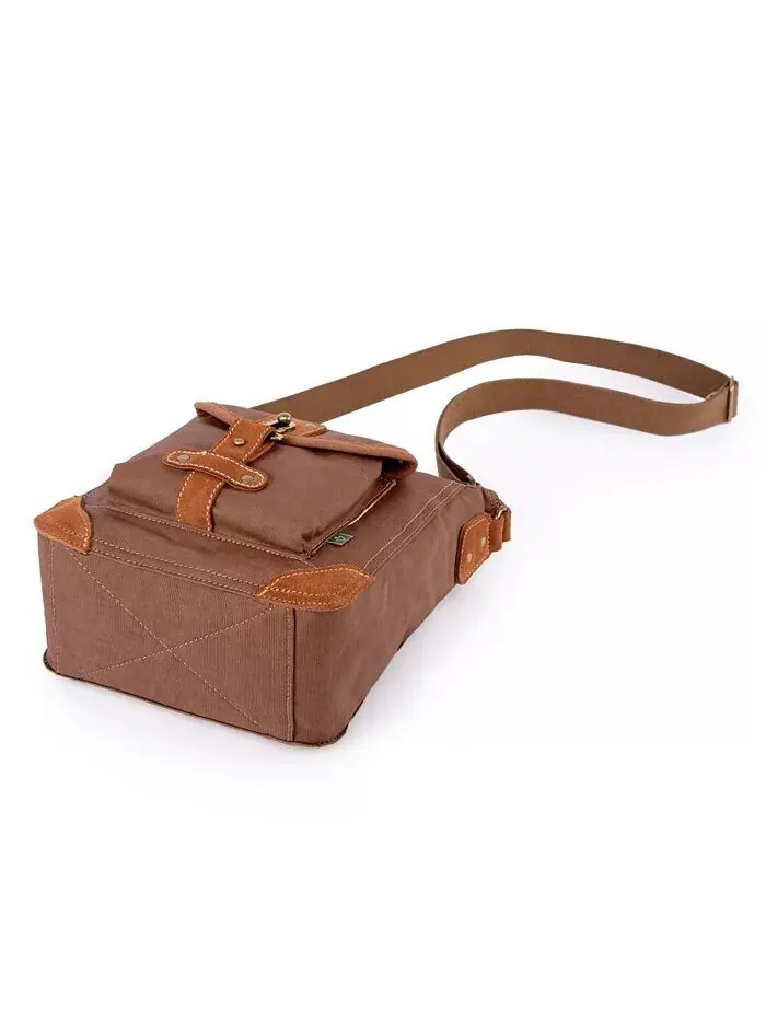 Сумка через плечо Dolphin Canvas TSD BRAND — изображение 13 из 18, серый