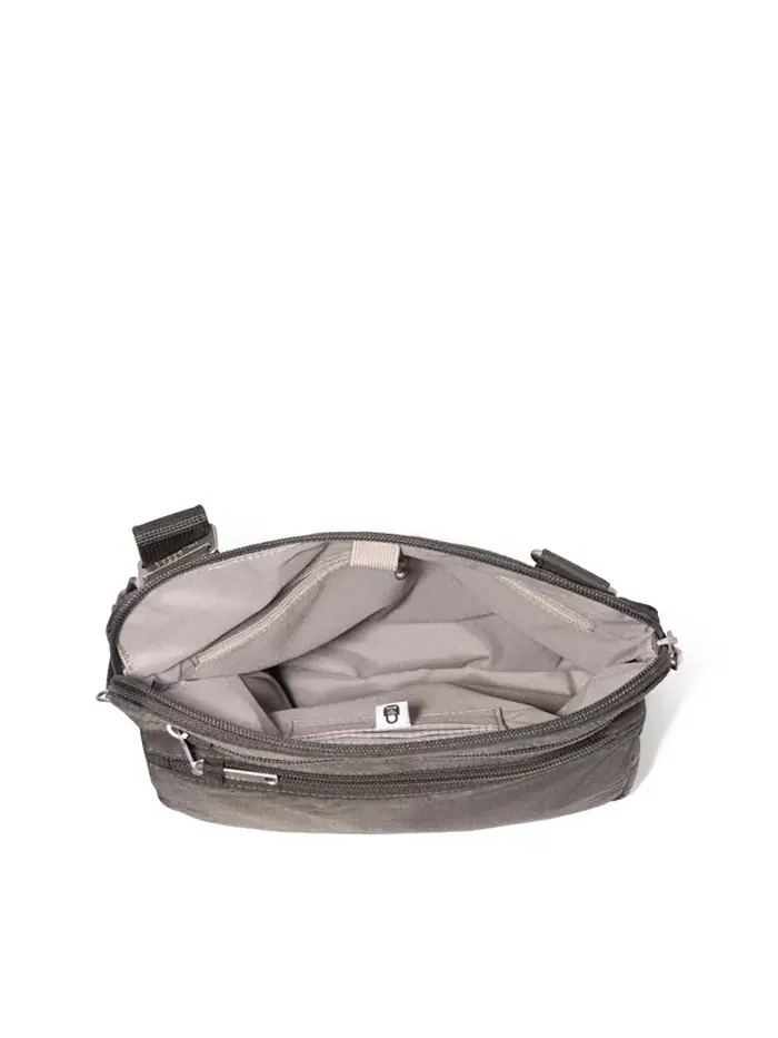Сумка кросс-боди Baggillini Securtex Anti-Theft Large с защитой от кражи Baggallini — изображение 4 из 5, полуночный цветок