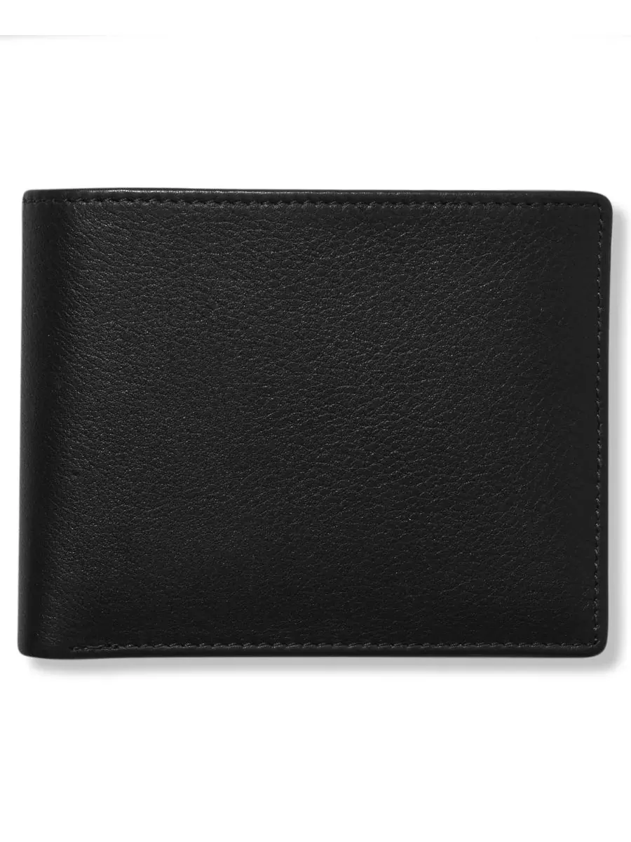 Мужской кожаный складной кошелек Park Avenue Perry Ellis Portfolio — изображение 1 из 2, черный