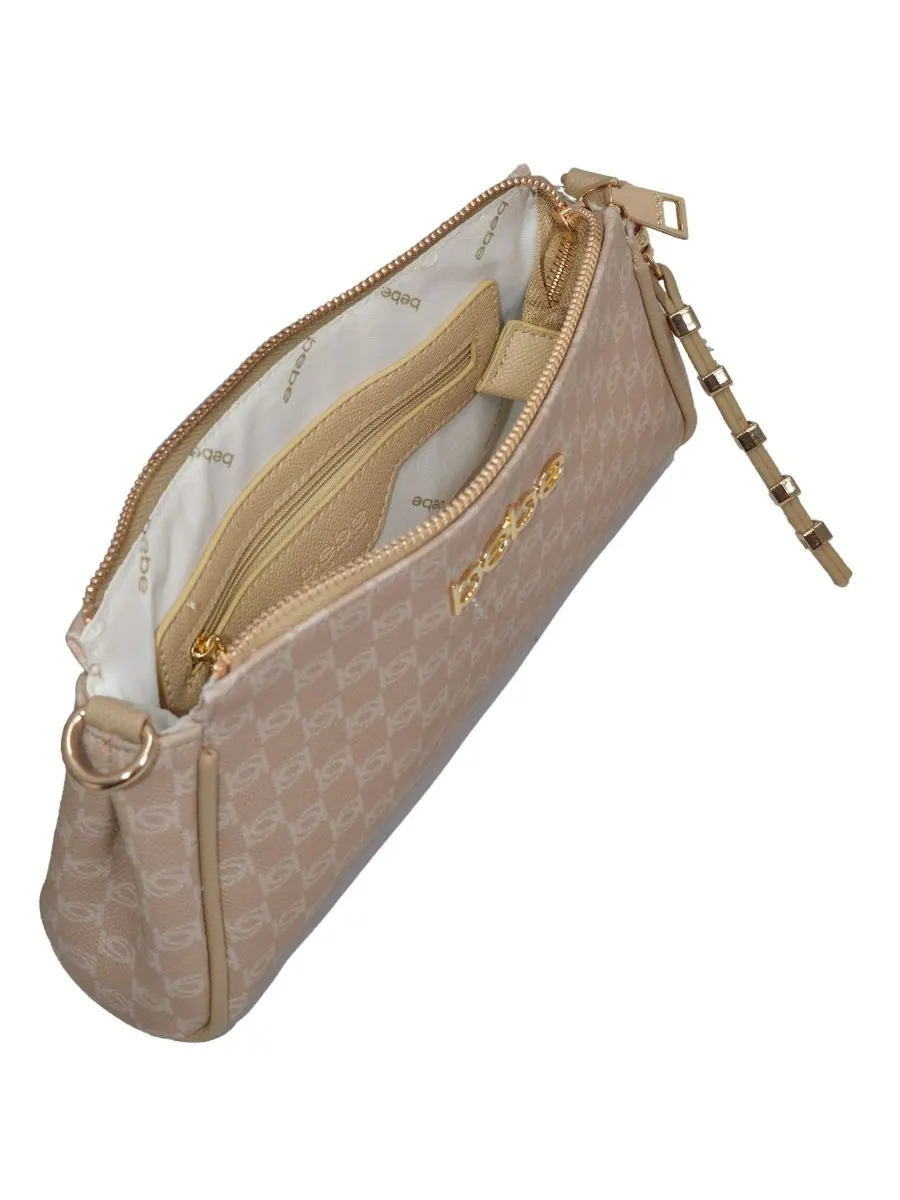 Женская сумка через плечо Adela Monogram Baguette Bebe — изображение 4 из 4, бежевый