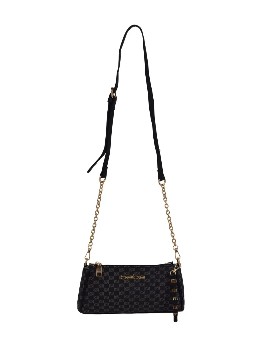 Женская сумка через плечо Adela Monogram Baguette Bebe — изображение 1 из 4, черный