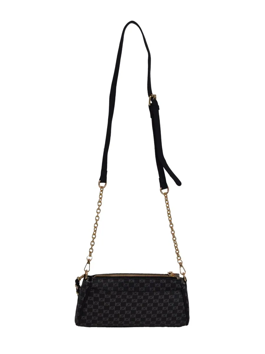 Женская сумка через плечо Adela Monogram Baguette Bebe — изображение 2 из 4, черный
