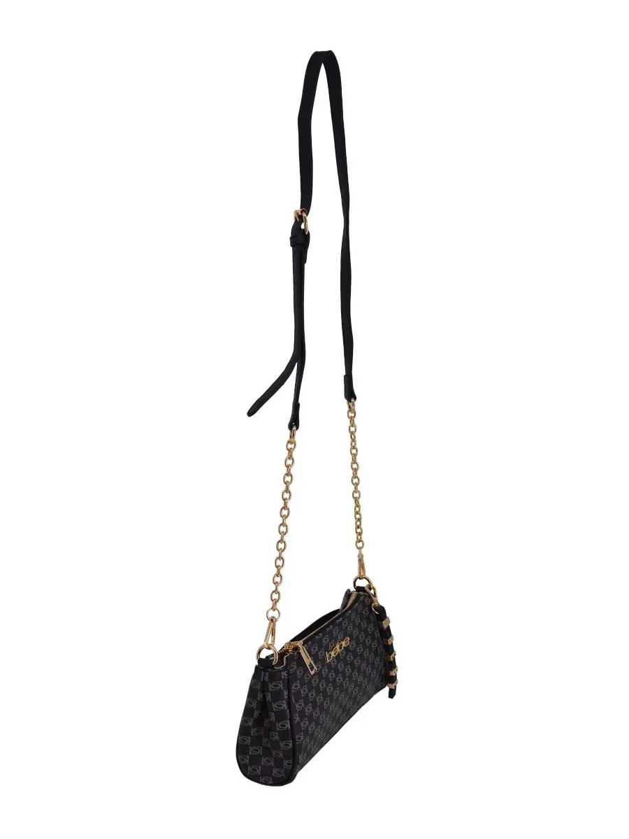 Женская сумка через плечо Adela Monogram Baguette Bebe — изображение 3 из 4, черный