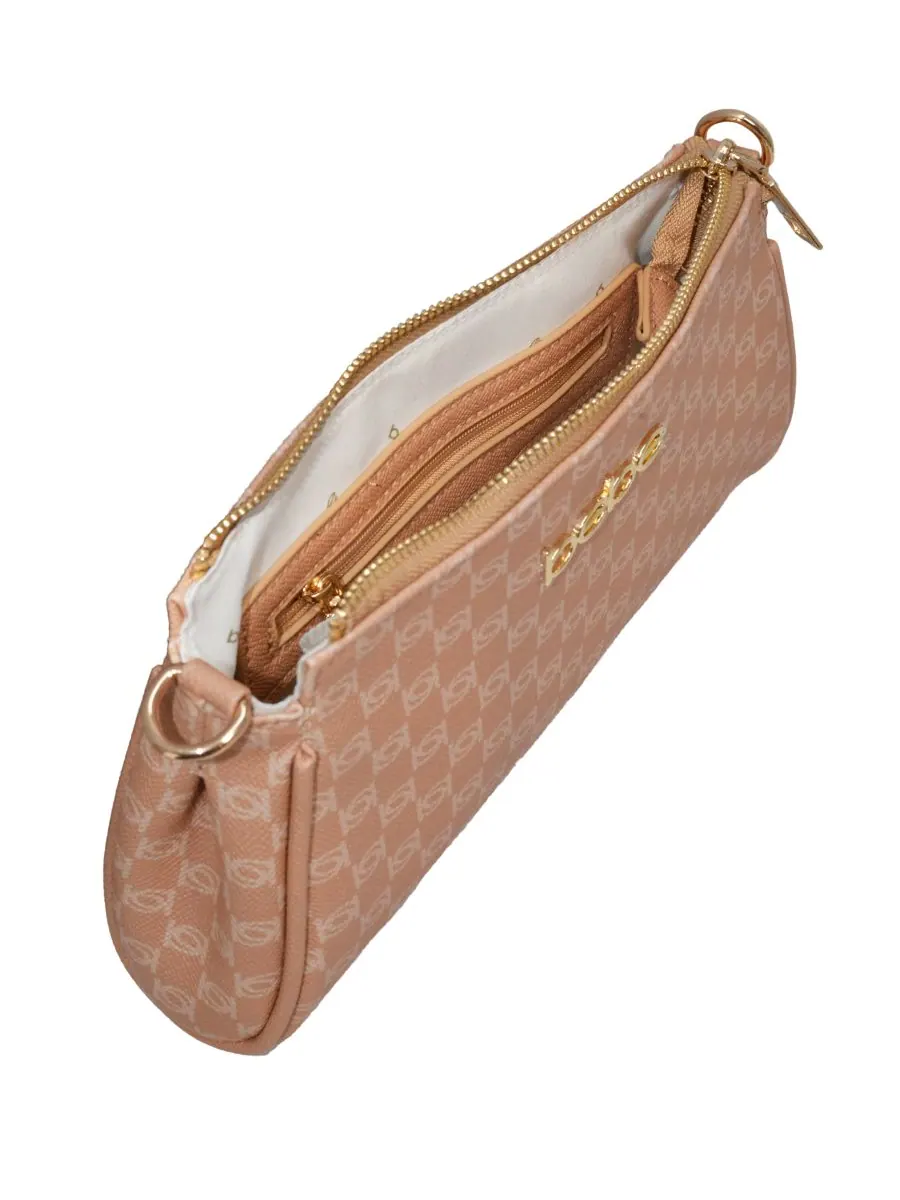 Женская сумка через плечо Adela Monogram Baguette Bebe — изображение 4 из 4, верблюжий