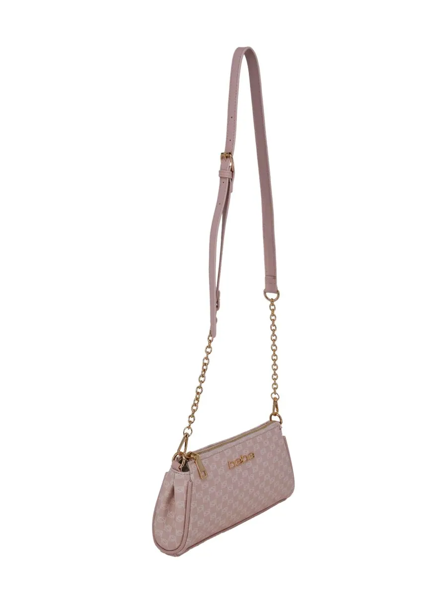 Женская сумка через плечо Adela Monogram Baguette Bebe — изображение 3 из 4, розовый