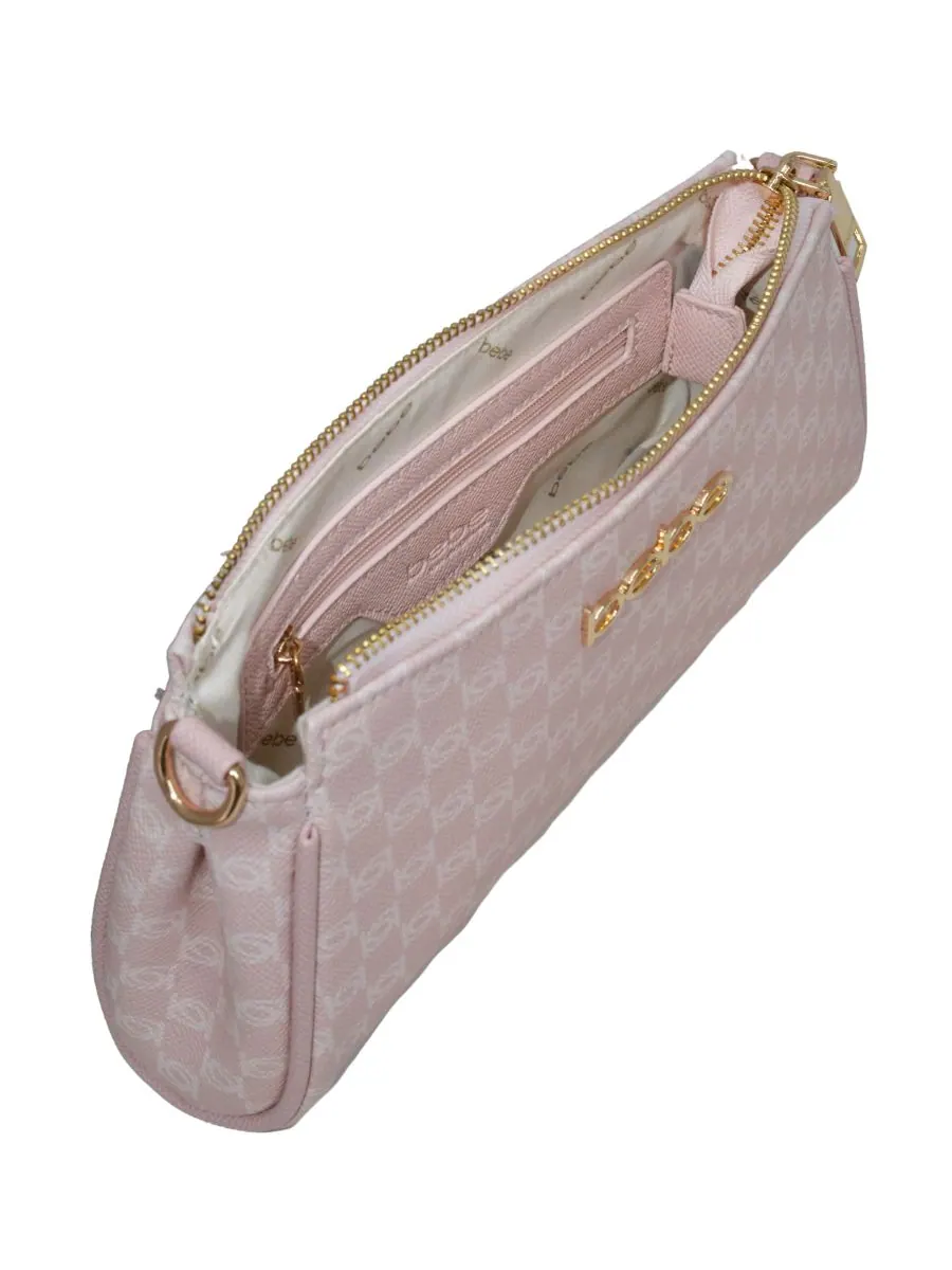 Женская сумка через плечо Adela Monogram Baguette Bebe — изображение 4 из 4, розовый