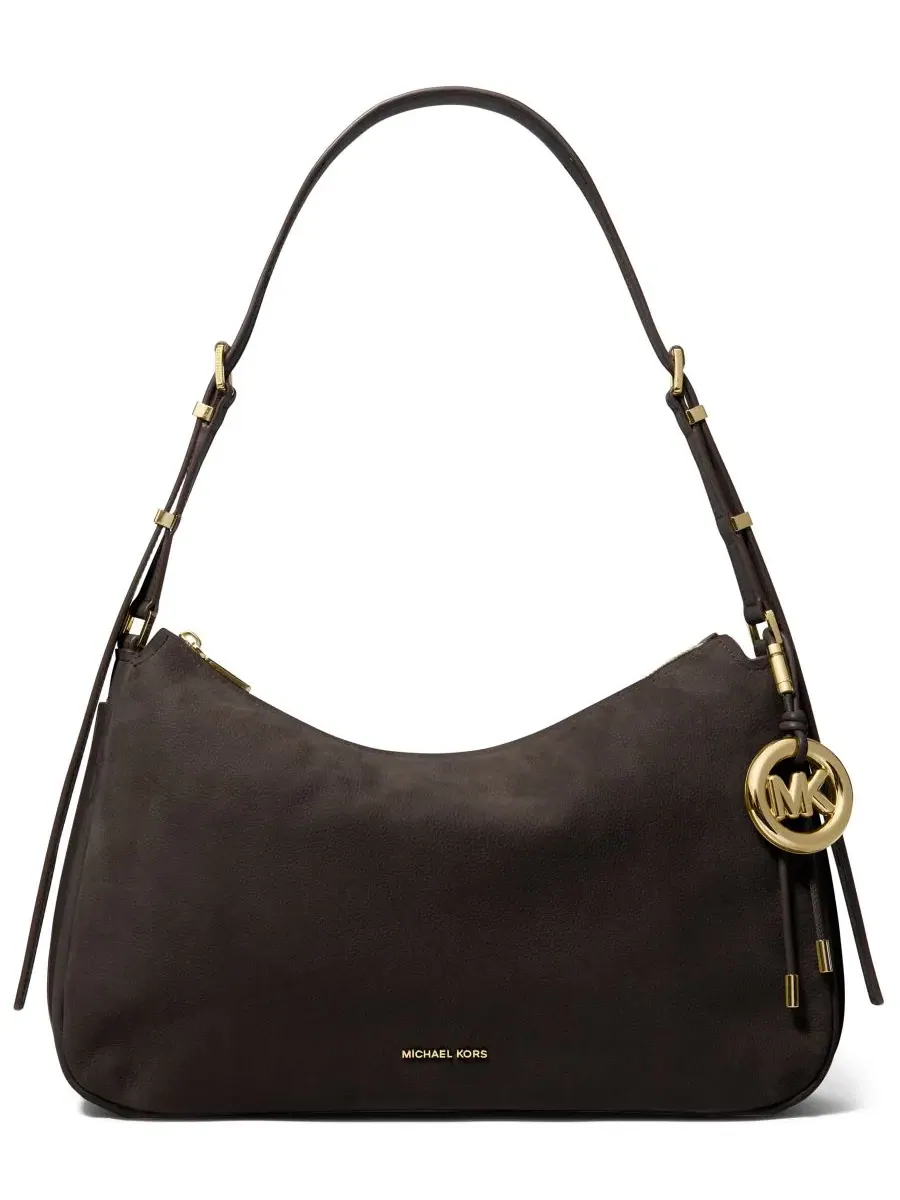 Сумка женская средняя шоппер 100% кожа (нубук) Michael Kors Nolita Nubuck Convertible — изображение 1 из 3, золотистый
