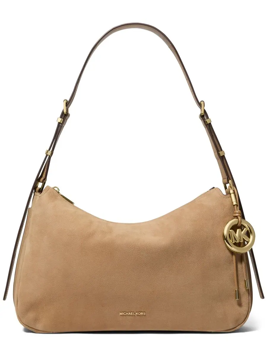 Сумка средняя через плечо 100% кожа (нубук) Michael Kors Nolita Nubuck Convertible — изображение 1 из 3, золотистый