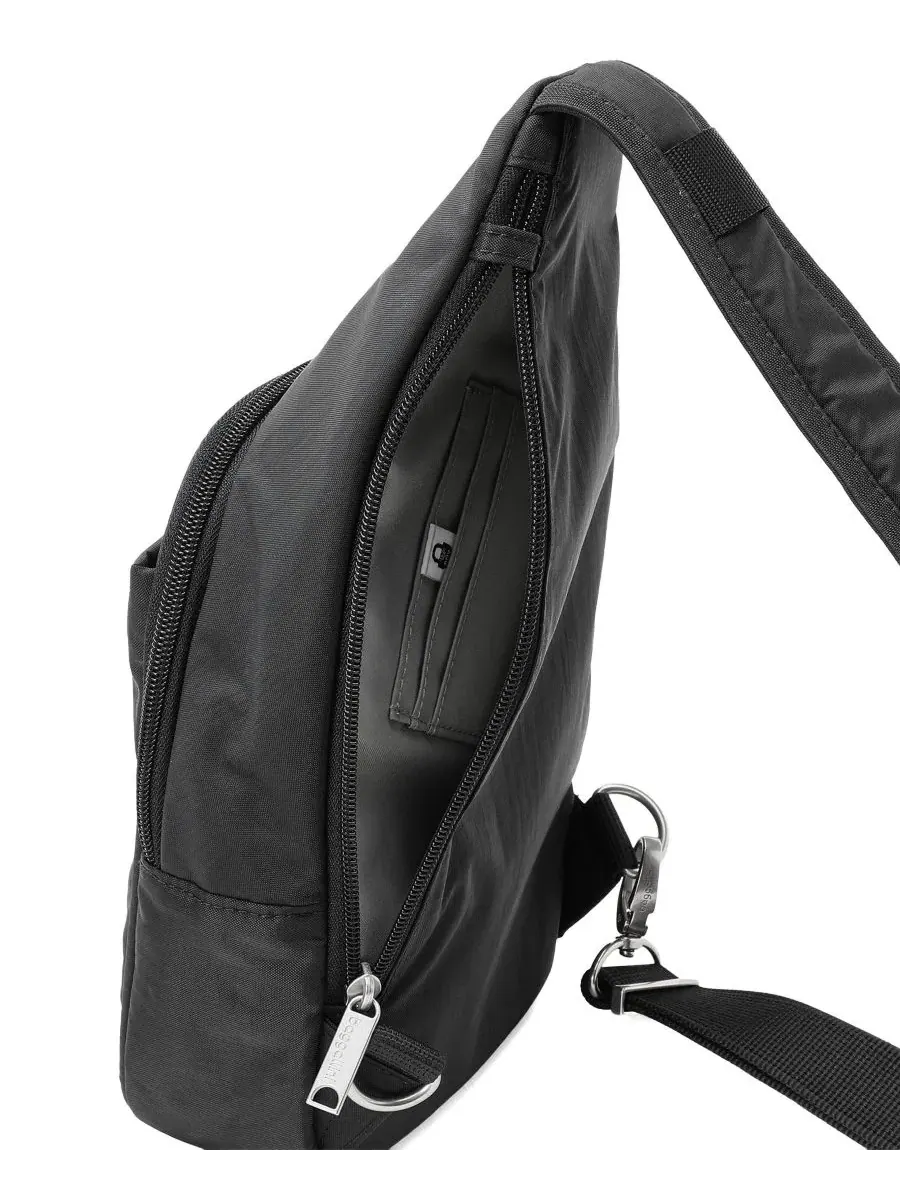 Сумка-слинг на плечо с защитой от кражи, модель Journey Anti-Theft Small Sling Baggallini — изображение 4 из 4, черный