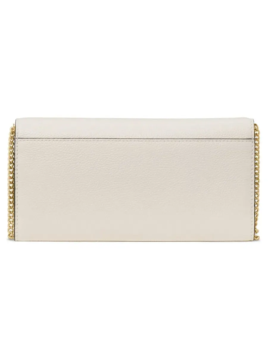 Кошелек на цепочке с декором Deco-K, кожаный kate spade new york — изображение 2 из 5, бежевый