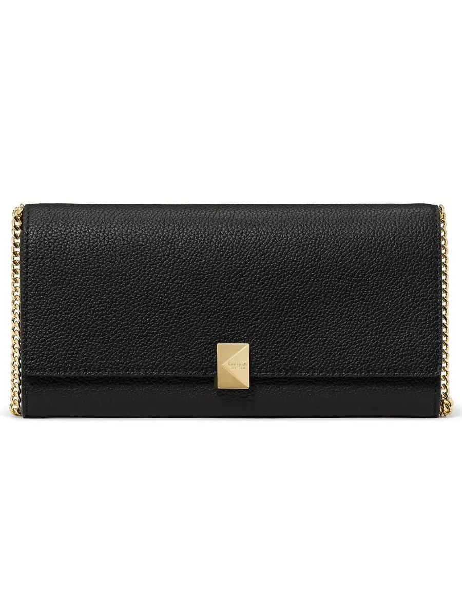 Кошелек на цепочке с декором Deco-K kate spade new york — изображение 1 из 5, черный
