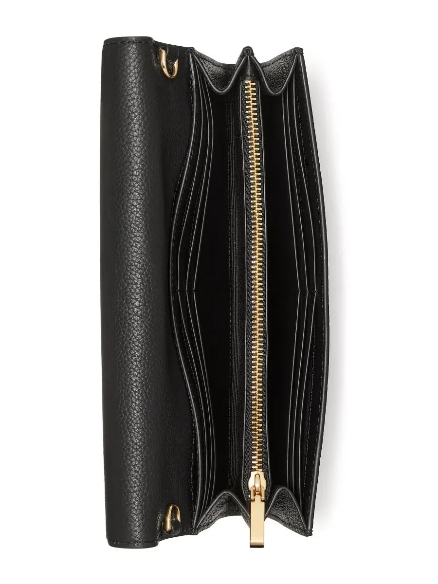 Кошелек на цепочке с декором Deco-K kate spade new york — изображение 4 из 5, черный