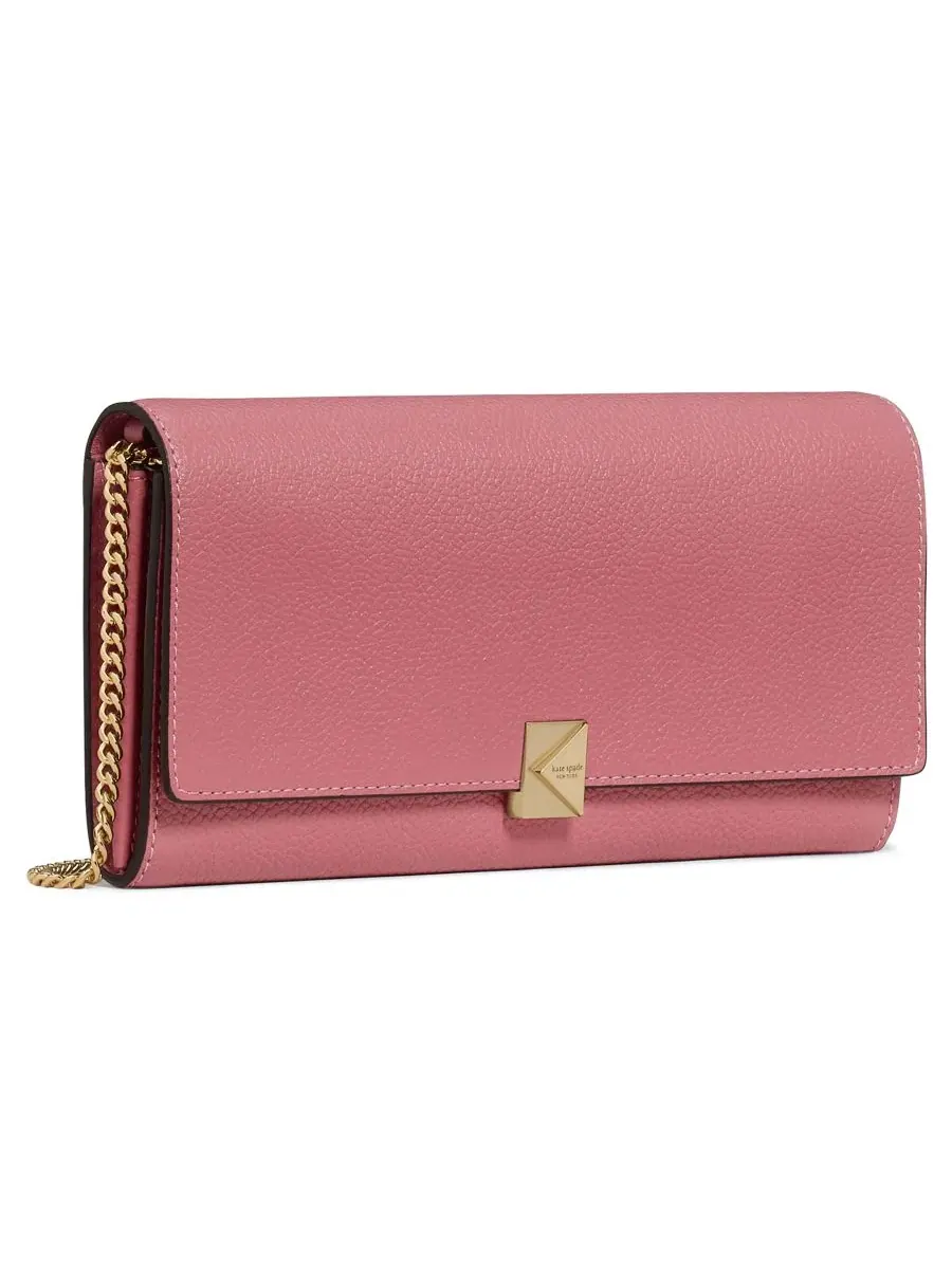 Кошелек на цепочке с фирменной эмблемой Deco-K kate spade new york — изображение 3 из 5, гранат