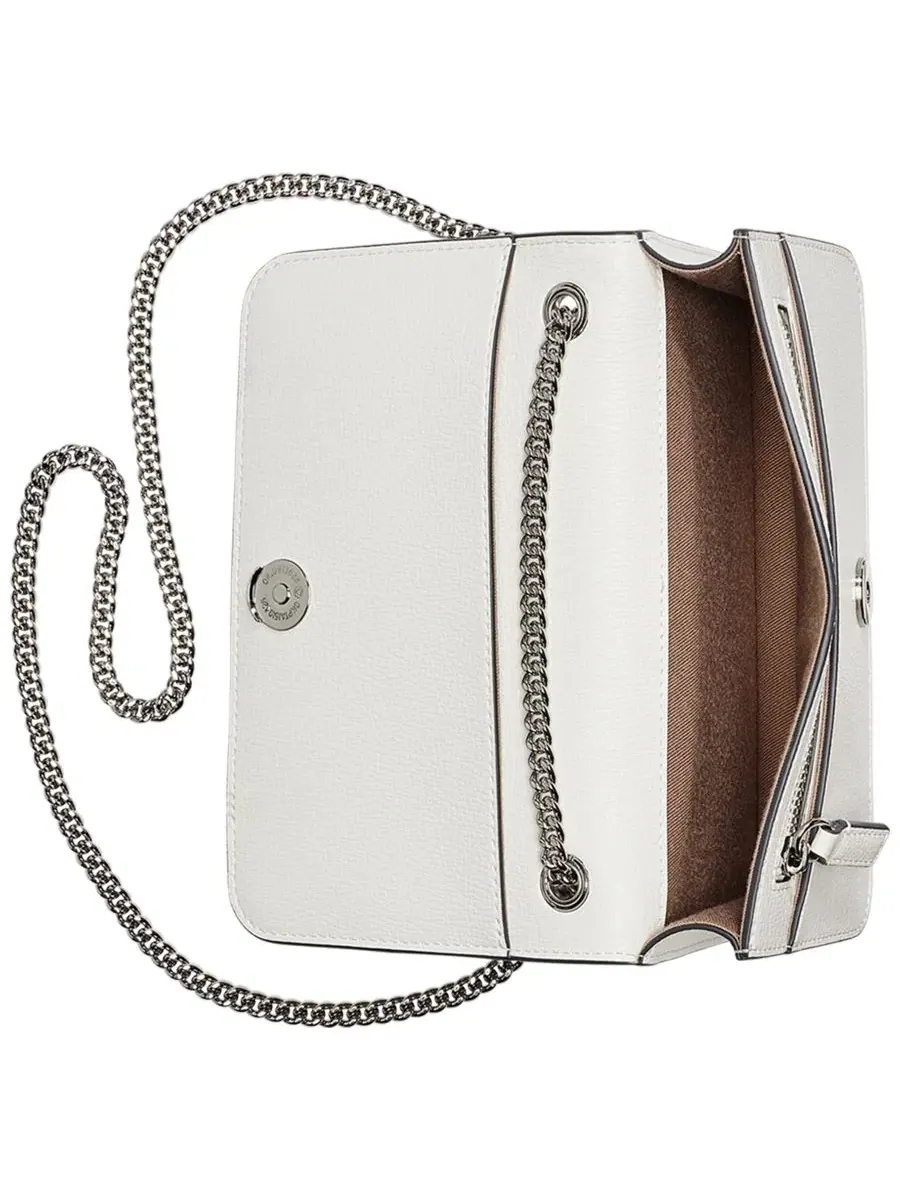 Сумка через плечо Kosette Mini Shoulder Handbag KARL LAGERFELD PARIS — изображение 4 из 5, белый/серебристый