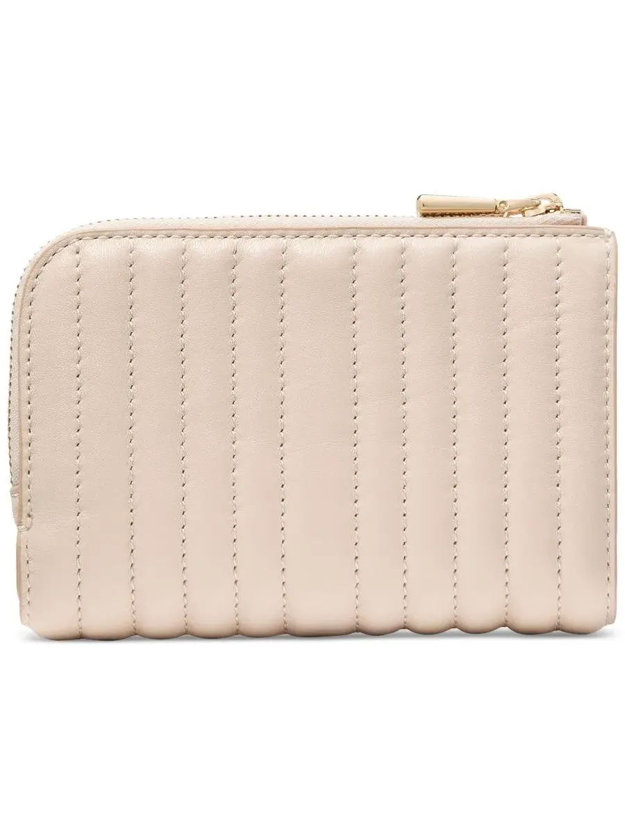 Кошелек-компакт из стеганой кожи Deco Quilted kate spade new york — изображение 2 из 4, молочное стекло
