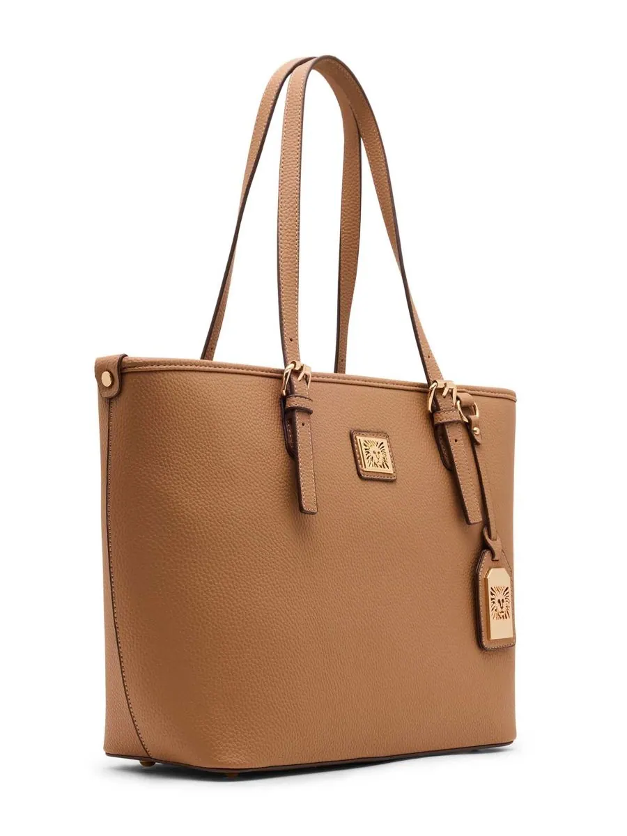 Большая сумка-тоут Carry All Anne Klein — изображение 6 из 6, коричневый
