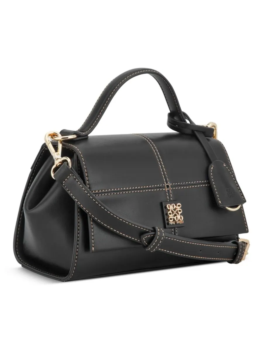 Сумка-мессенджер Paxtin Convertible Medium Crossbody Flap Bag Nine West — изображение 4 из 5, черный