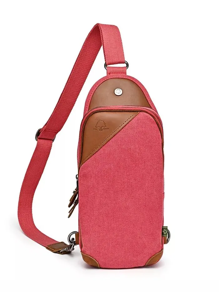 Сумка-слинг Canna Canvas TSD BRAND — изображение 1 из 10, красный