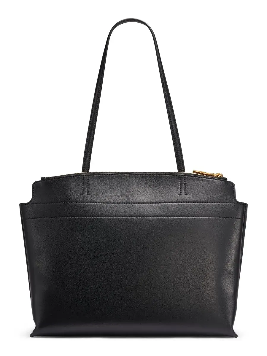 Большая сумка-тоут Bridgehampton с магнитной застежкой Donna Karan New York — изображение 2 из 5, черный/золотистый