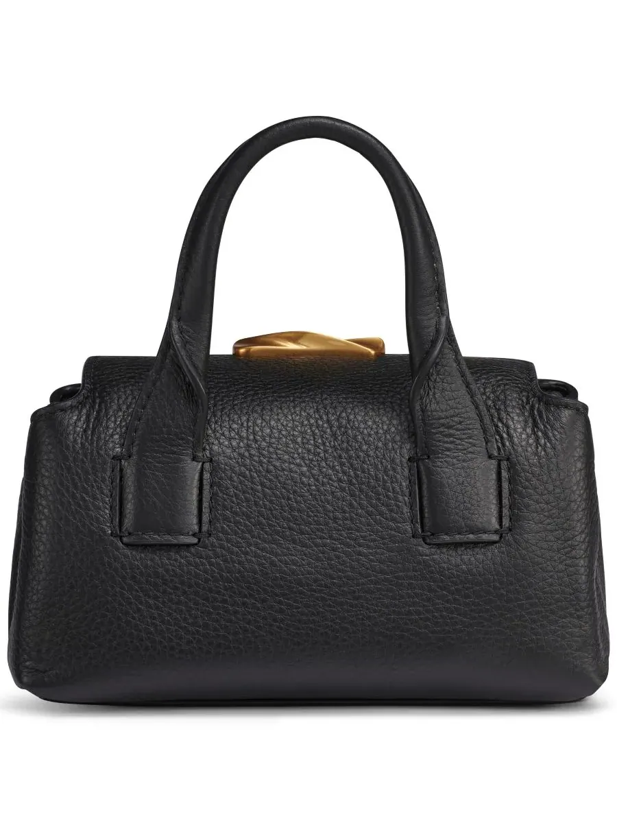 Мини-сумка Amagansett Donna Karan New York — изображение 2 из 5, черный/золотистый