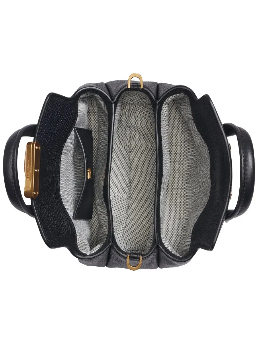 Мини-сумка Amagansett Donna Karan New York — изображение 4 из 5, черный/золотистый