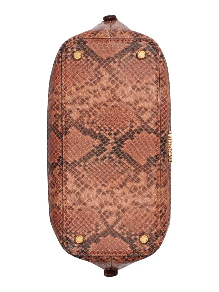 Сумка-мессенджер из оксфордской кожи Donna Karan New York, янтарный — изображение 3 из 5