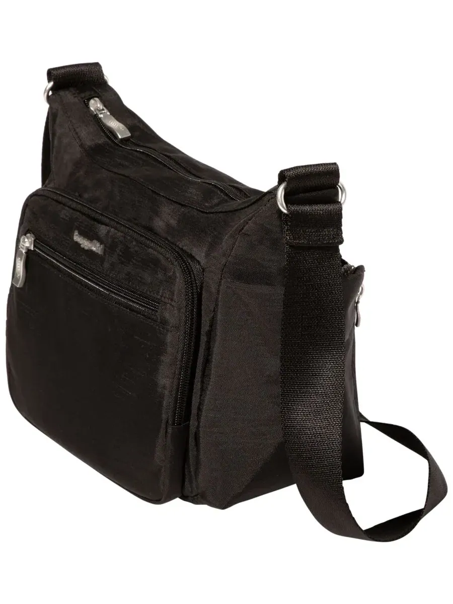 Сумка-кроссбо Crosstown Small Hobo Baggallini — изображение 3 из 4, черный