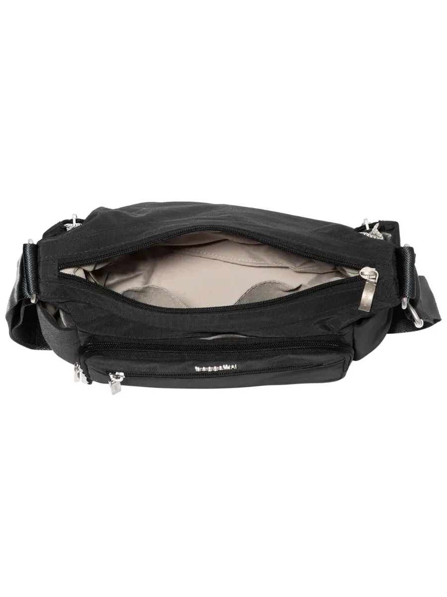 Сумка-кроссбо Crosstown Small Hobo Baggallini — изображение 4 из 4, черный