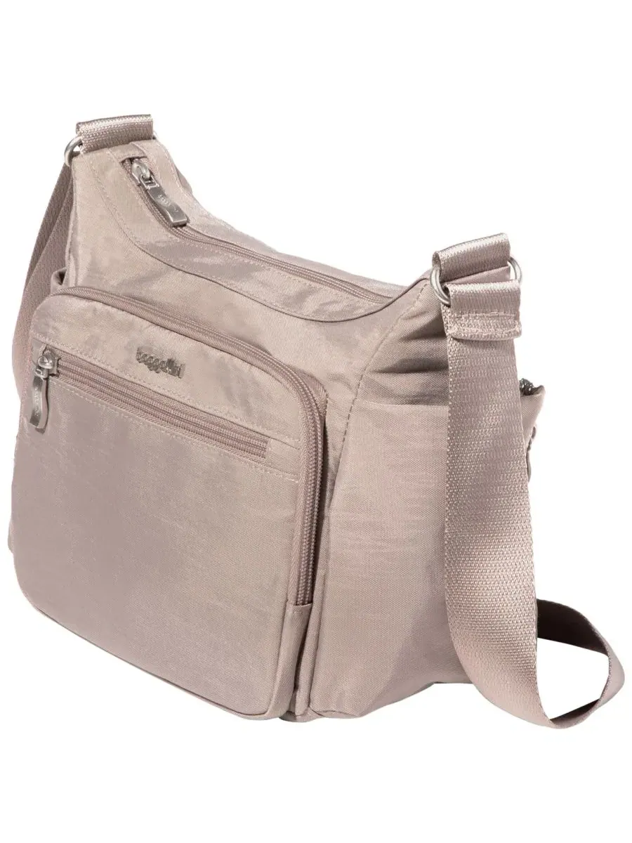 Сумка-кроссбо Crosstown Small Hobo Baggallini — изображение 3 из 4, лунный камень