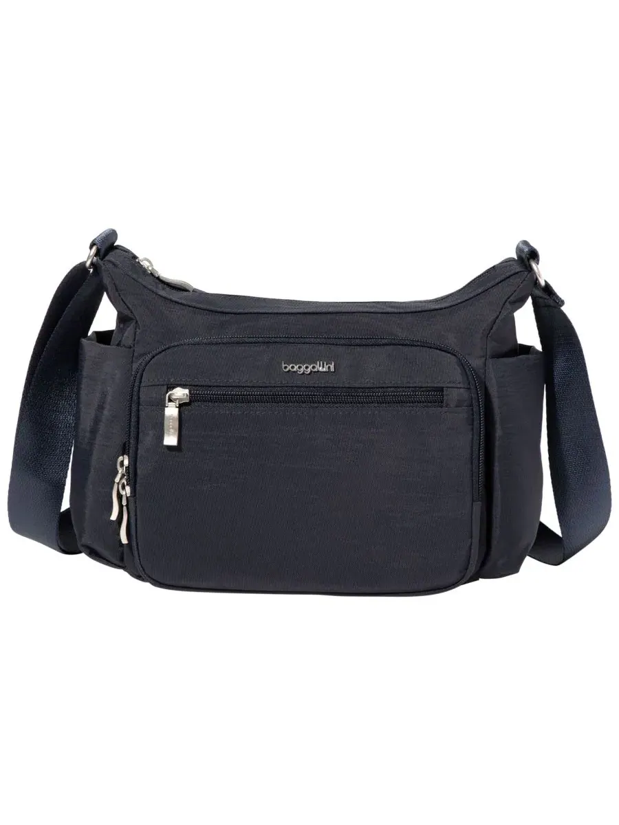 Сумка-кроссбо Crosstown Small Hobo Baggallini — изображение 1 из 4, темно-синий
