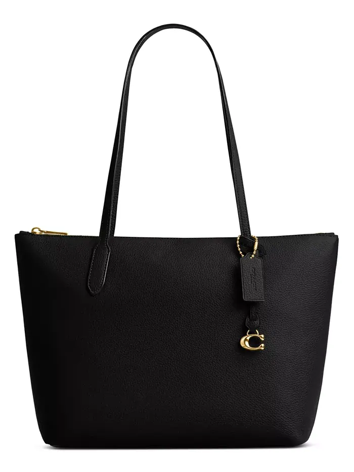 Сумка-тоут Coach Bella Small из галечной кожи