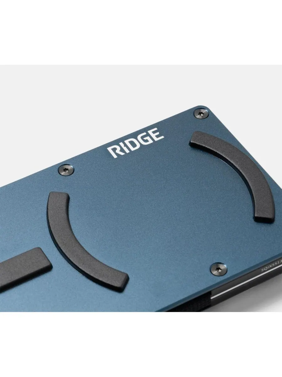 Мужской кошелек RIDGE для Magsafe - Alpine Navy - ремешок для денег The Ridge — изображение 2 из 9, темно-синий