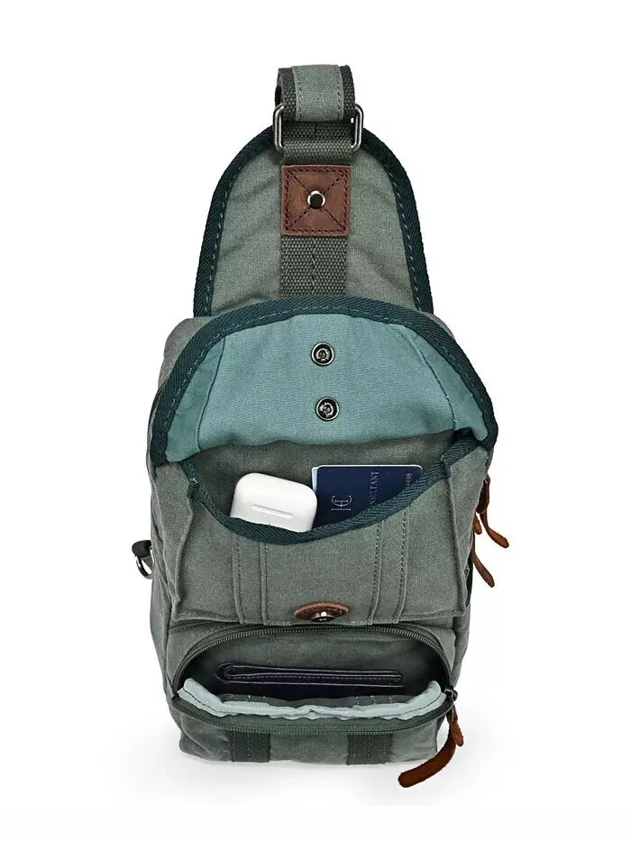 Сумка-слинг Sunset Cove Small TSD BRAND — изображение 4 из 10, бирюзовый