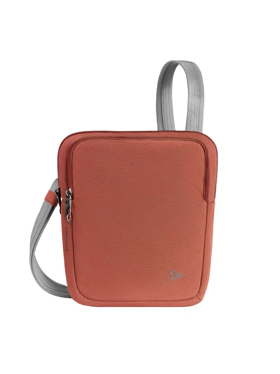 Противокражная сумка The Voyages Slim Crossbody Travelon, терракотовый