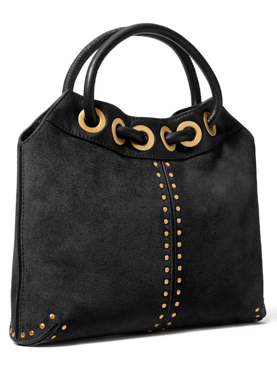 Сумка женская малая шоппер Michael Kors Astor Ring Tote — изображение 4 из 5, черный