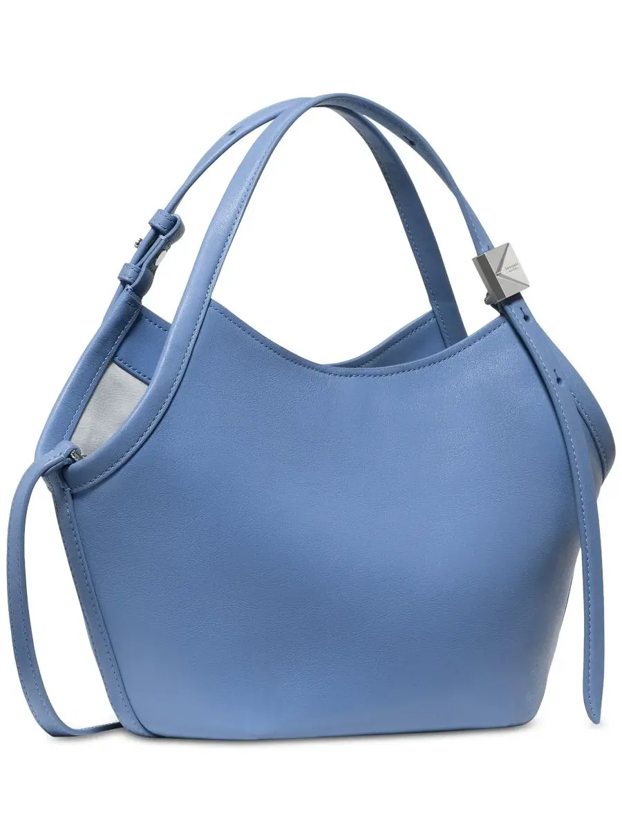 Сумка-шопер Deco Tulip Small Leather Tote Bag kate spade new york — изображение 2 из 5, синий