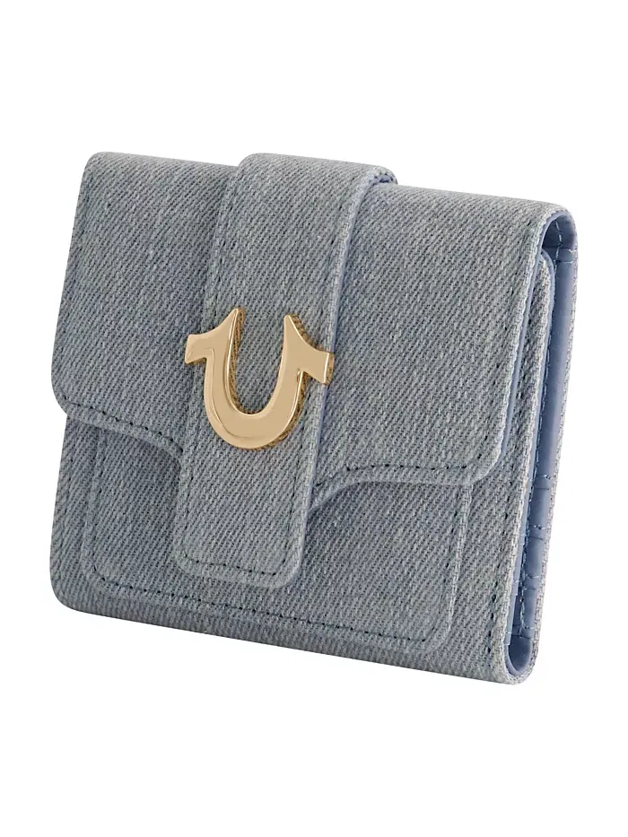 Джимовый кошелек Small Horseshoe True Religion — изображение 2 из 3, синий