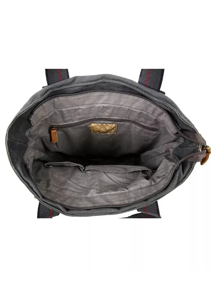 Сумка-тоут Atona Utility Canvas TSD BRAND — изображение 18 из 27, коричневый