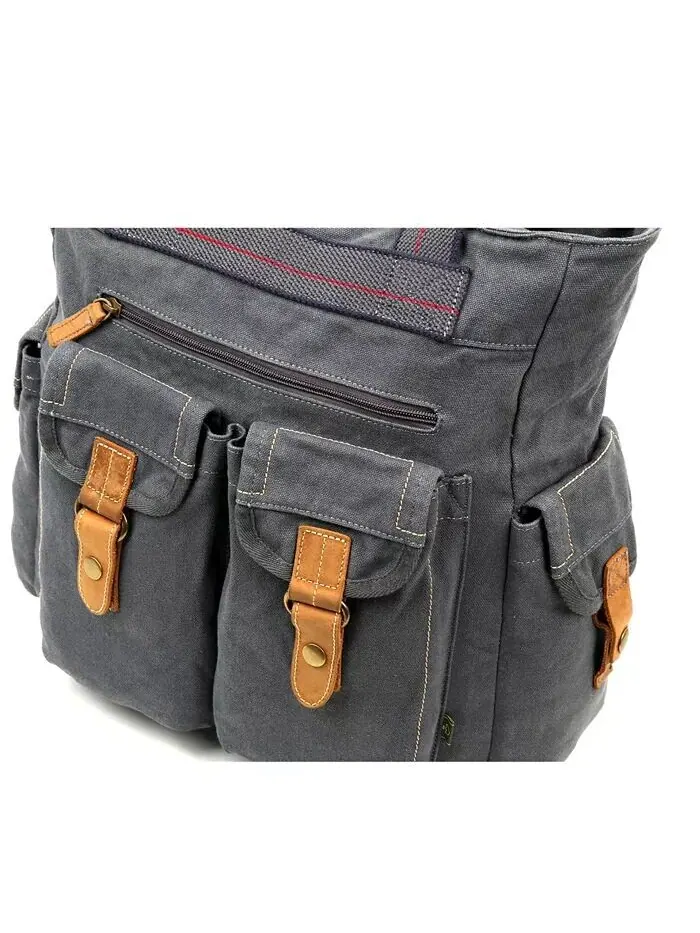 Сумка-тоут Atona Utility Canvas TSD BRAND — изображение 20 из 27, коричневый