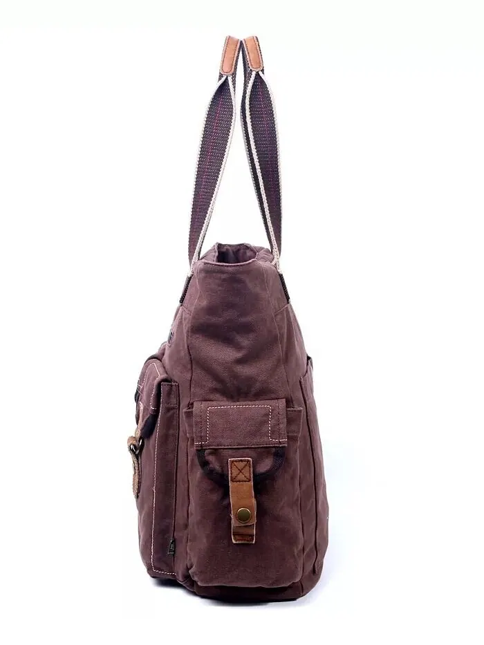Сумка-тоут Atona Utility Canvas TSD BRAND — изображение 18 из 28, серый
