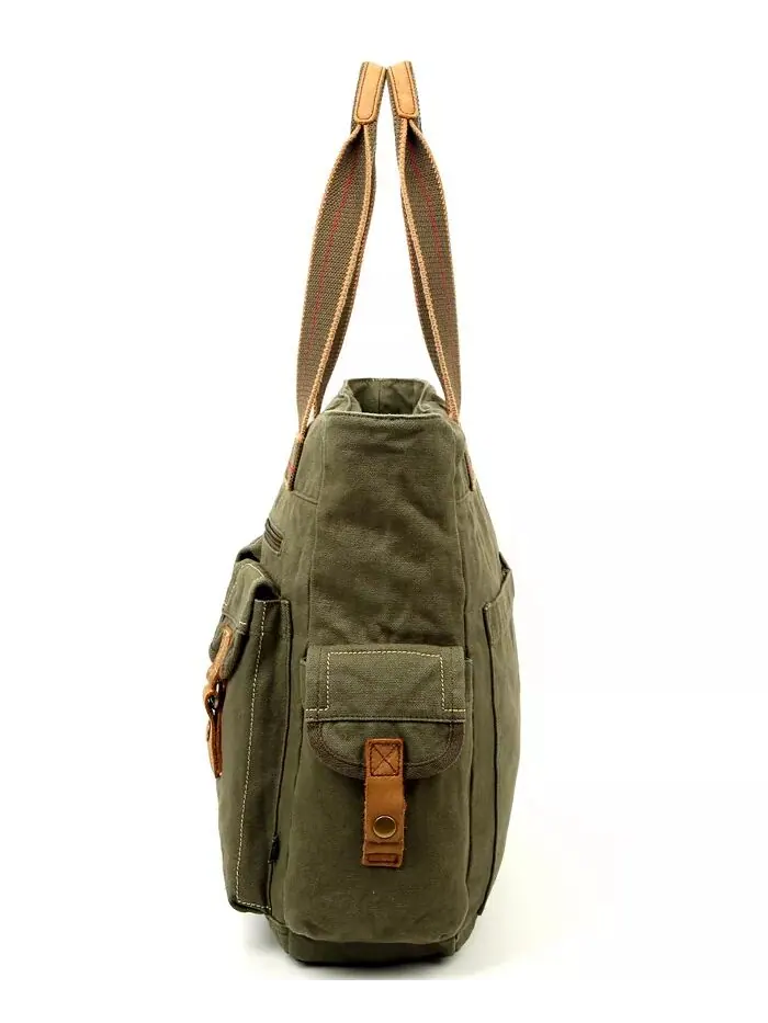 Сумка-тоут Atona Utility Canvas TSD BRAND — изображение 10 из 28, серый