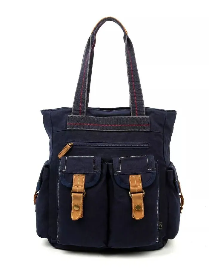 Сумка-тоут Atona Utility Canvas TSD BRAND — изображение 1 из 27, темно-синий